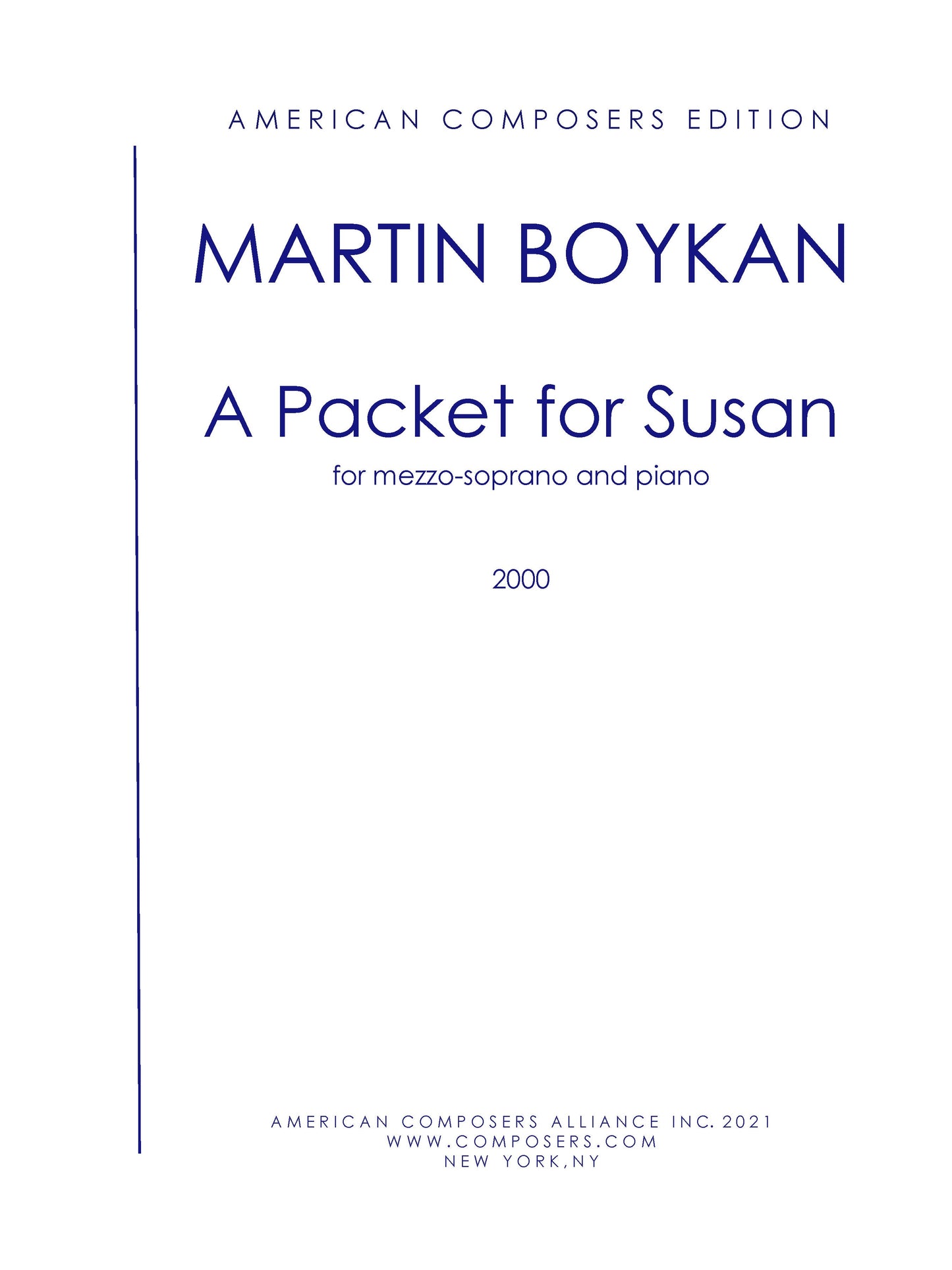 Packet For Susan