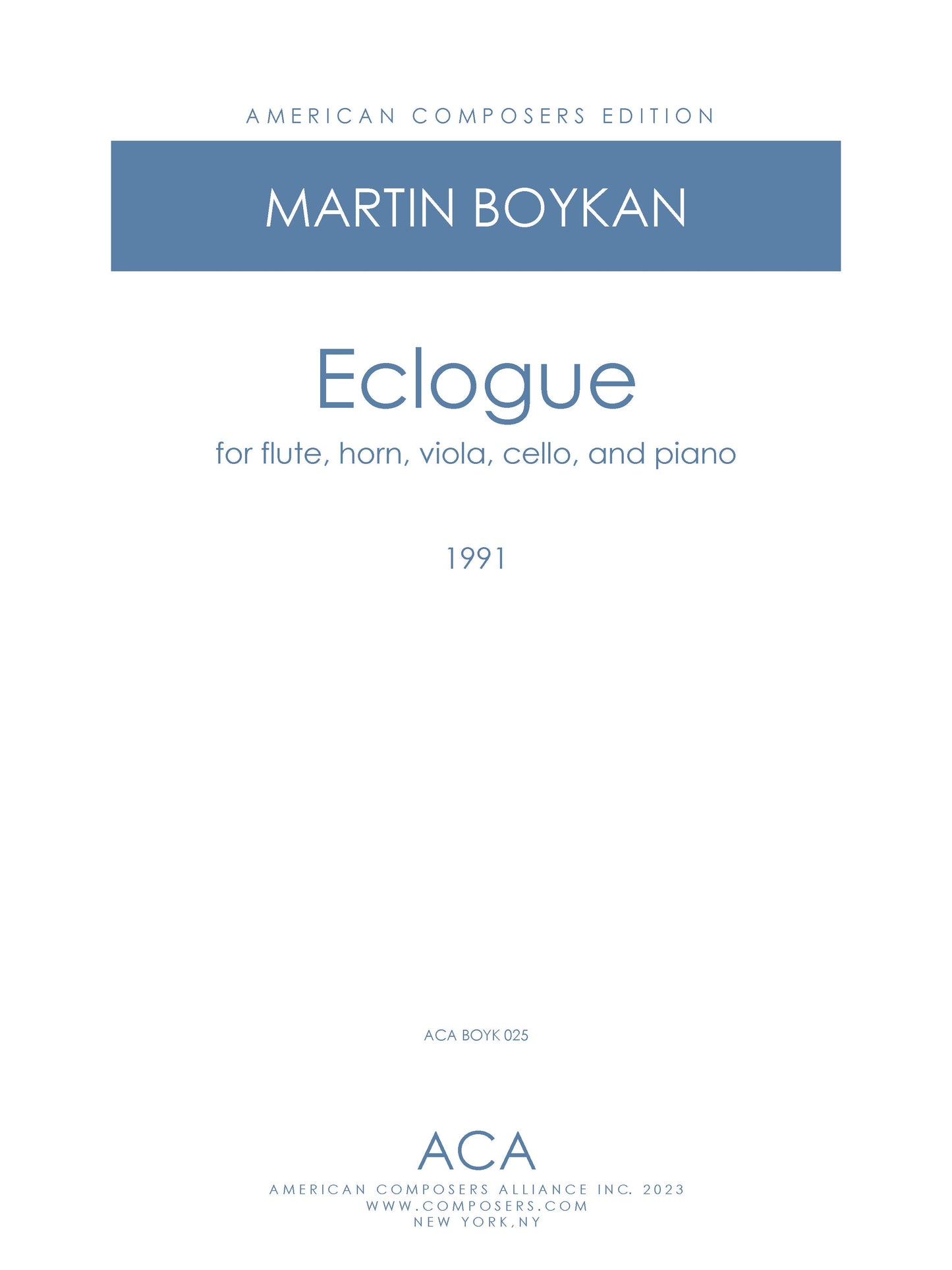 Eclogue