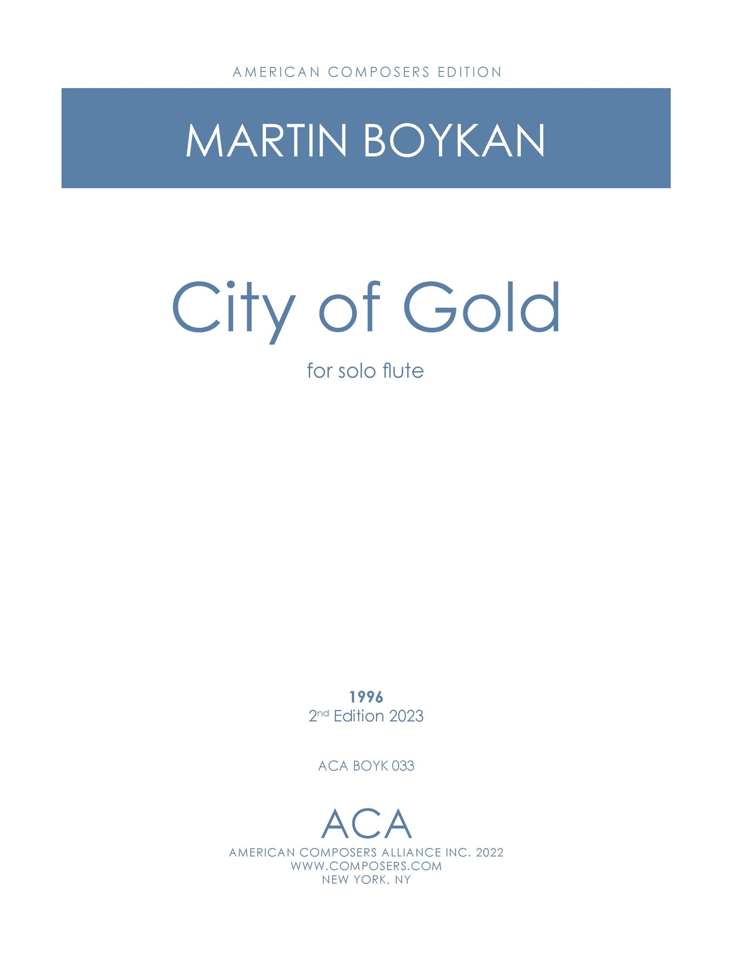 City Of Gold