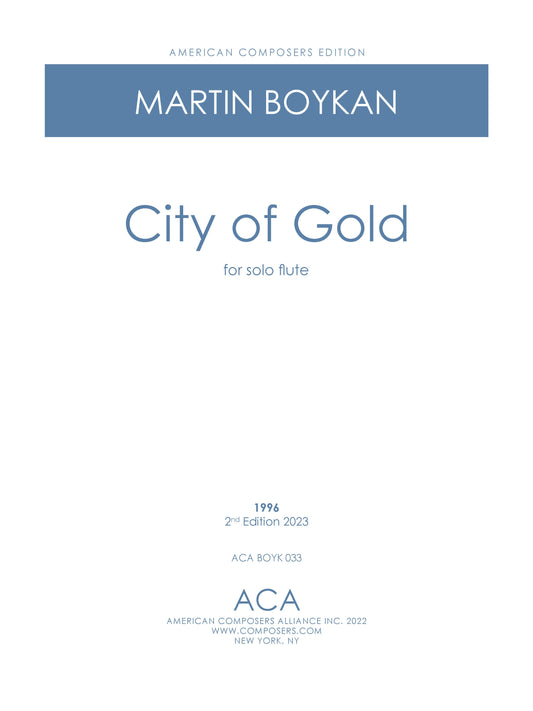 City Of Gold