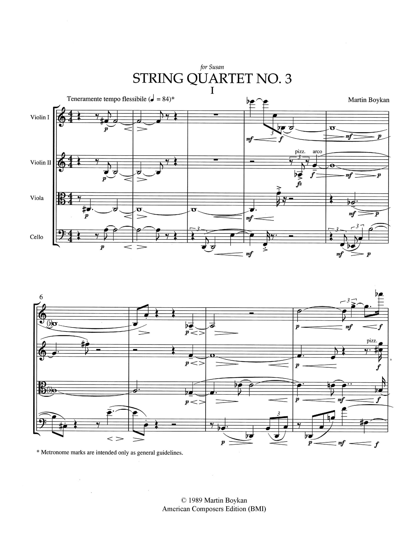 String Quartet No. 3