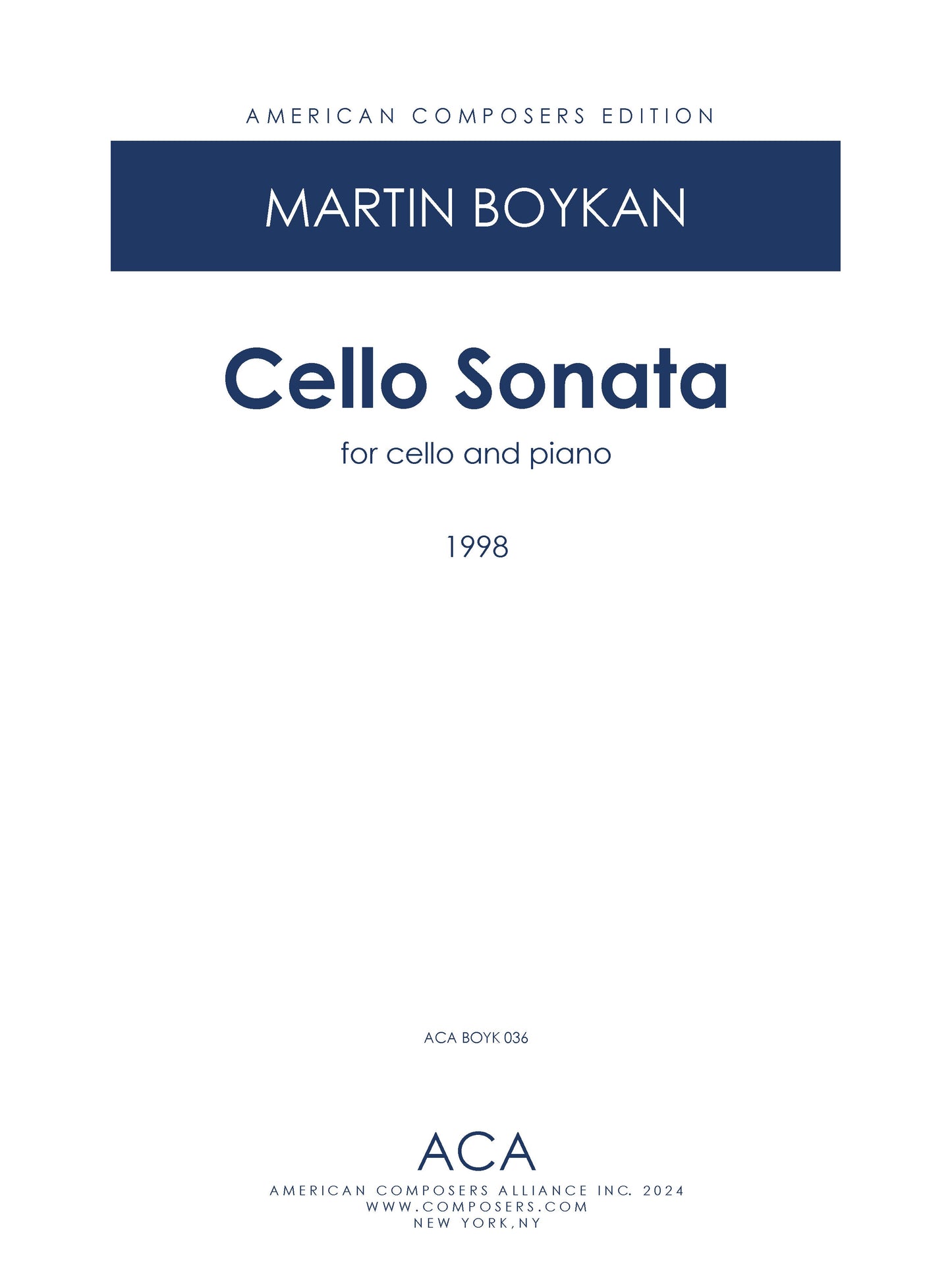 Cello Sonata