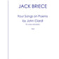 Four Songs On Poems By John Ciardi