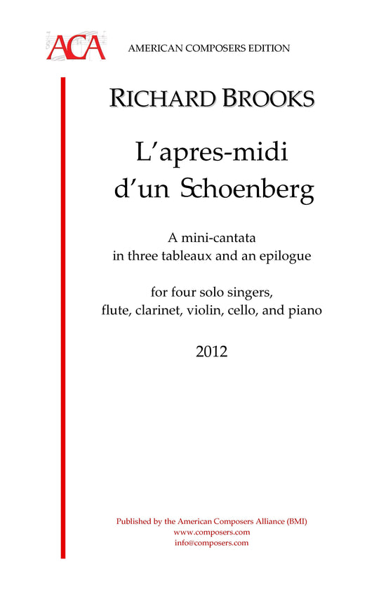 L'apres-Midi D'un Schoenberg