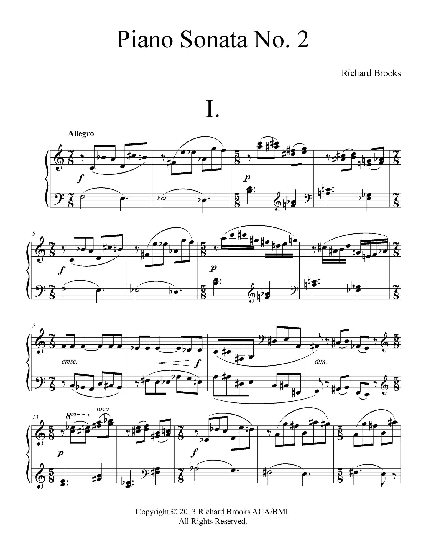 Piano Sonata No.2