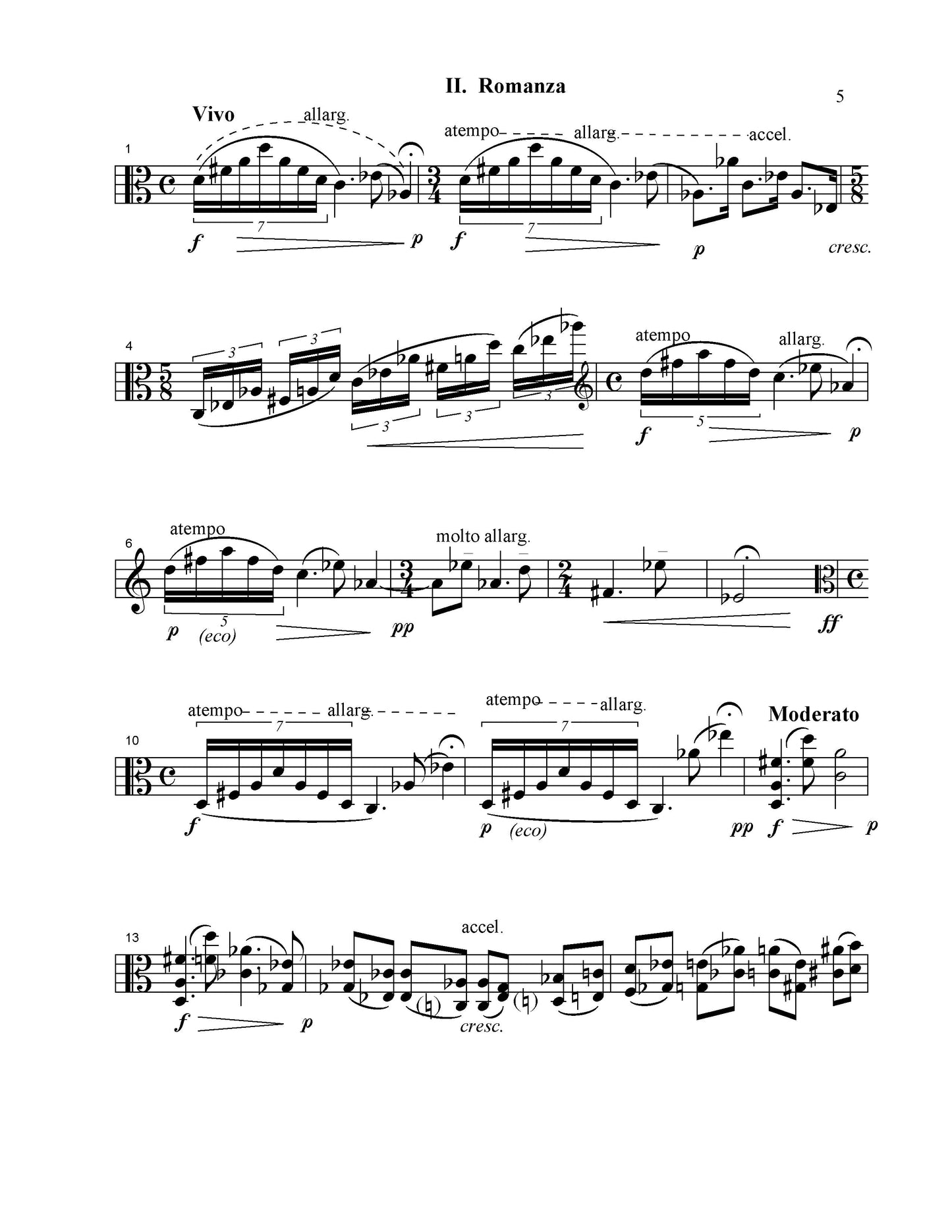 Sonata For Solo Viola