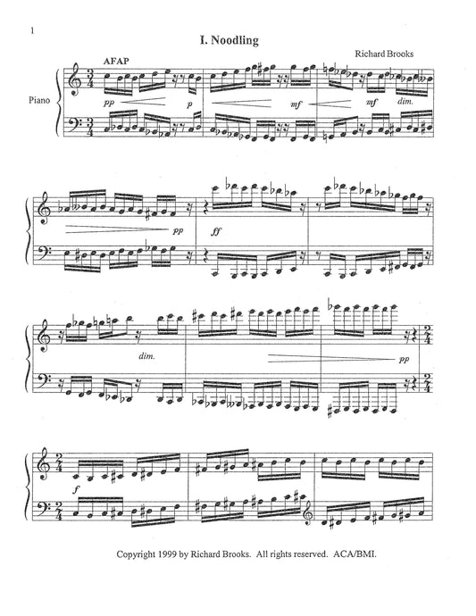 Three Silly Piano Pieces