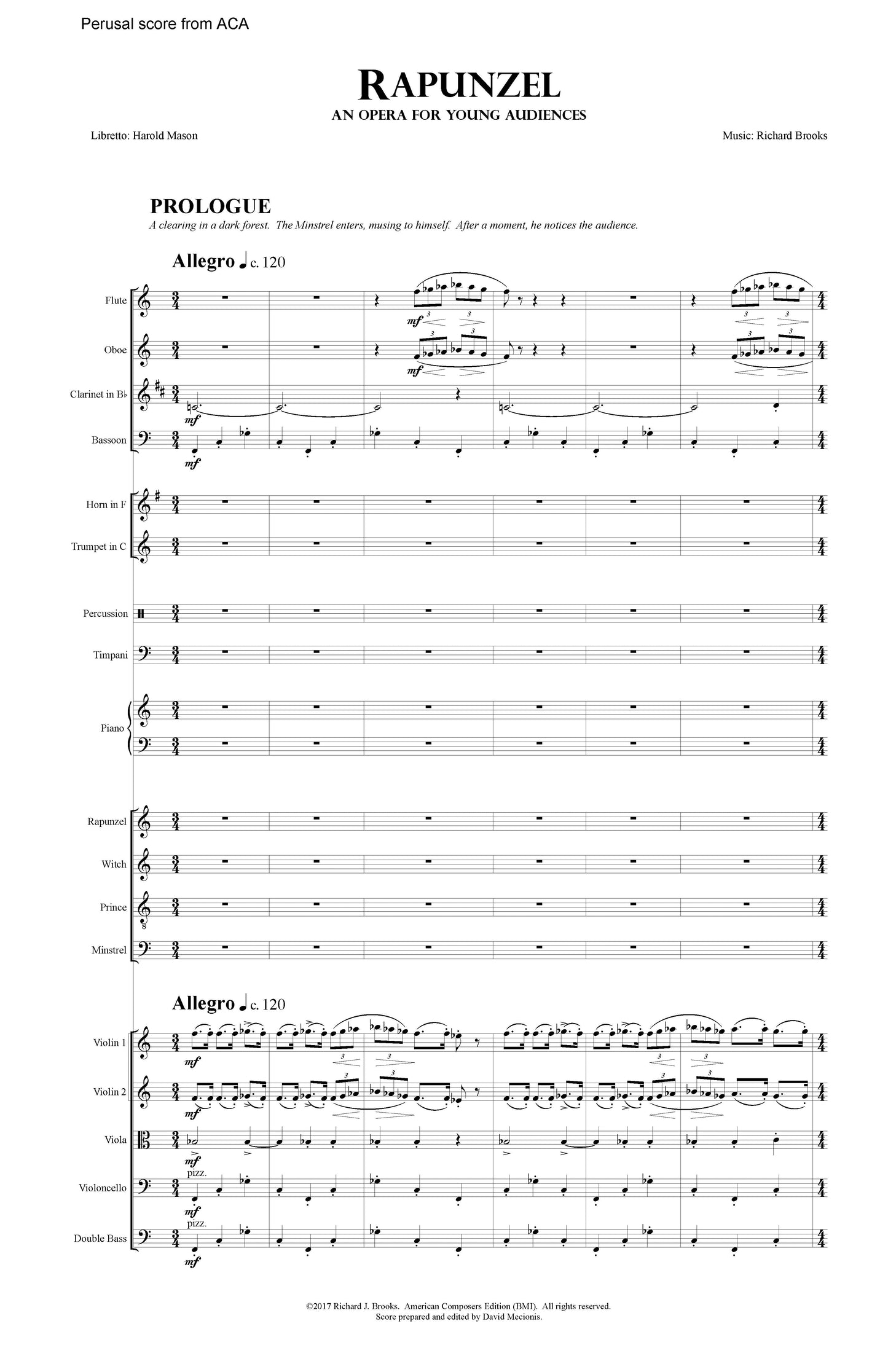 Rapunzel - Full Score