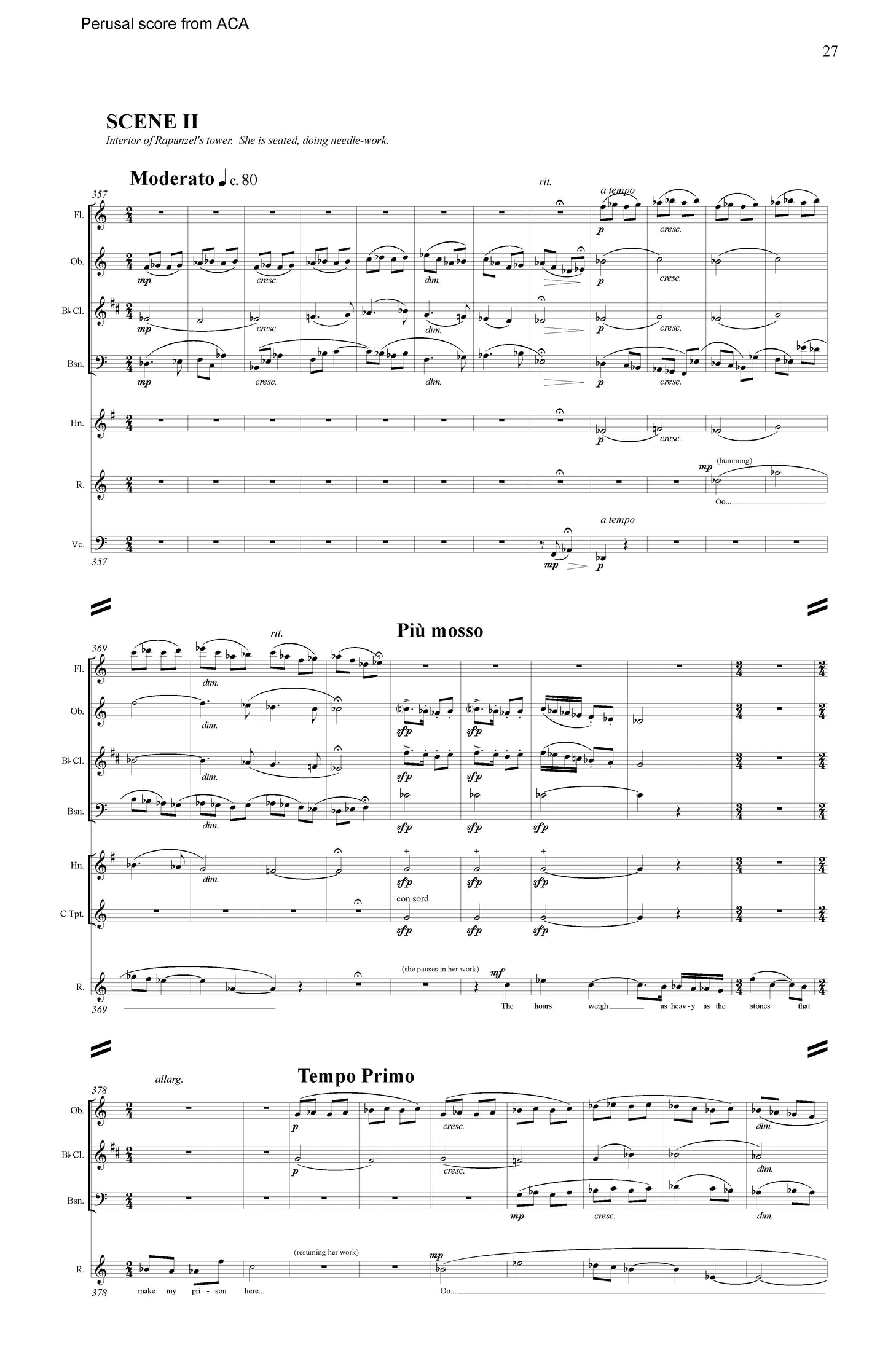 Rapunzel - Full Score