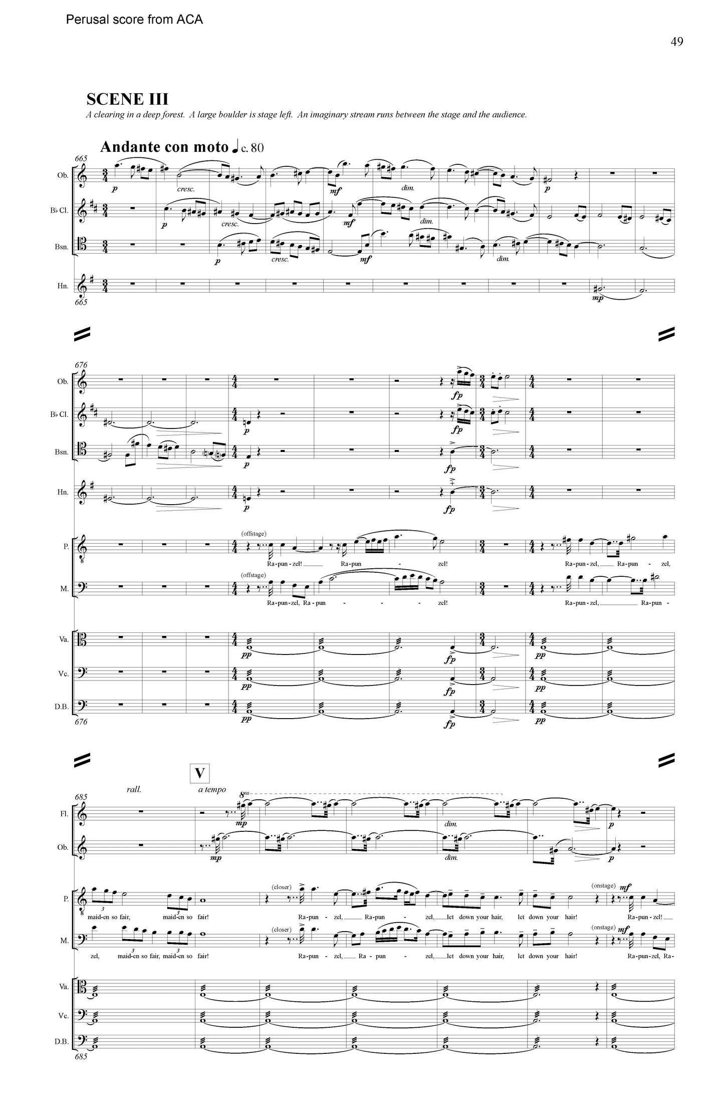 Rapunzel - Full Score