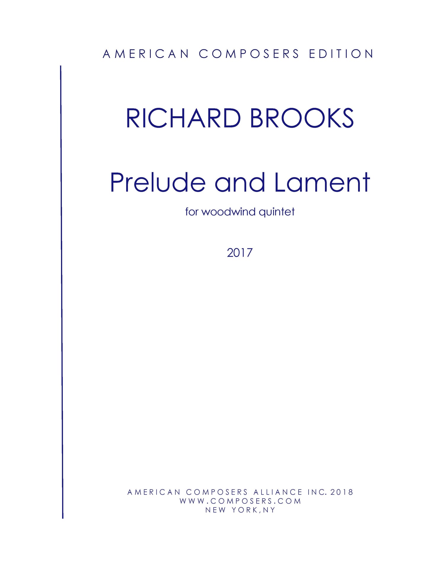 Prelude & Lament