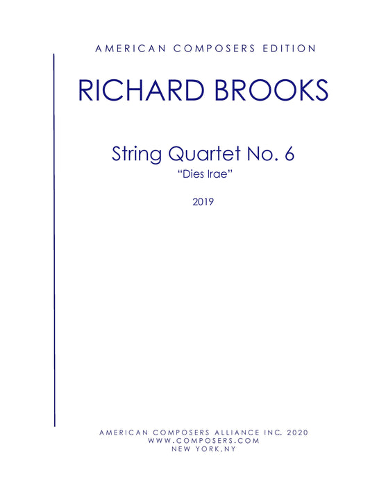 String Quartet No. 6 "Dies Irae"