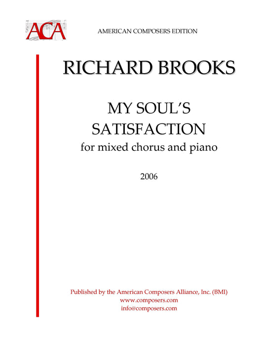 My Soul's Satisfaction