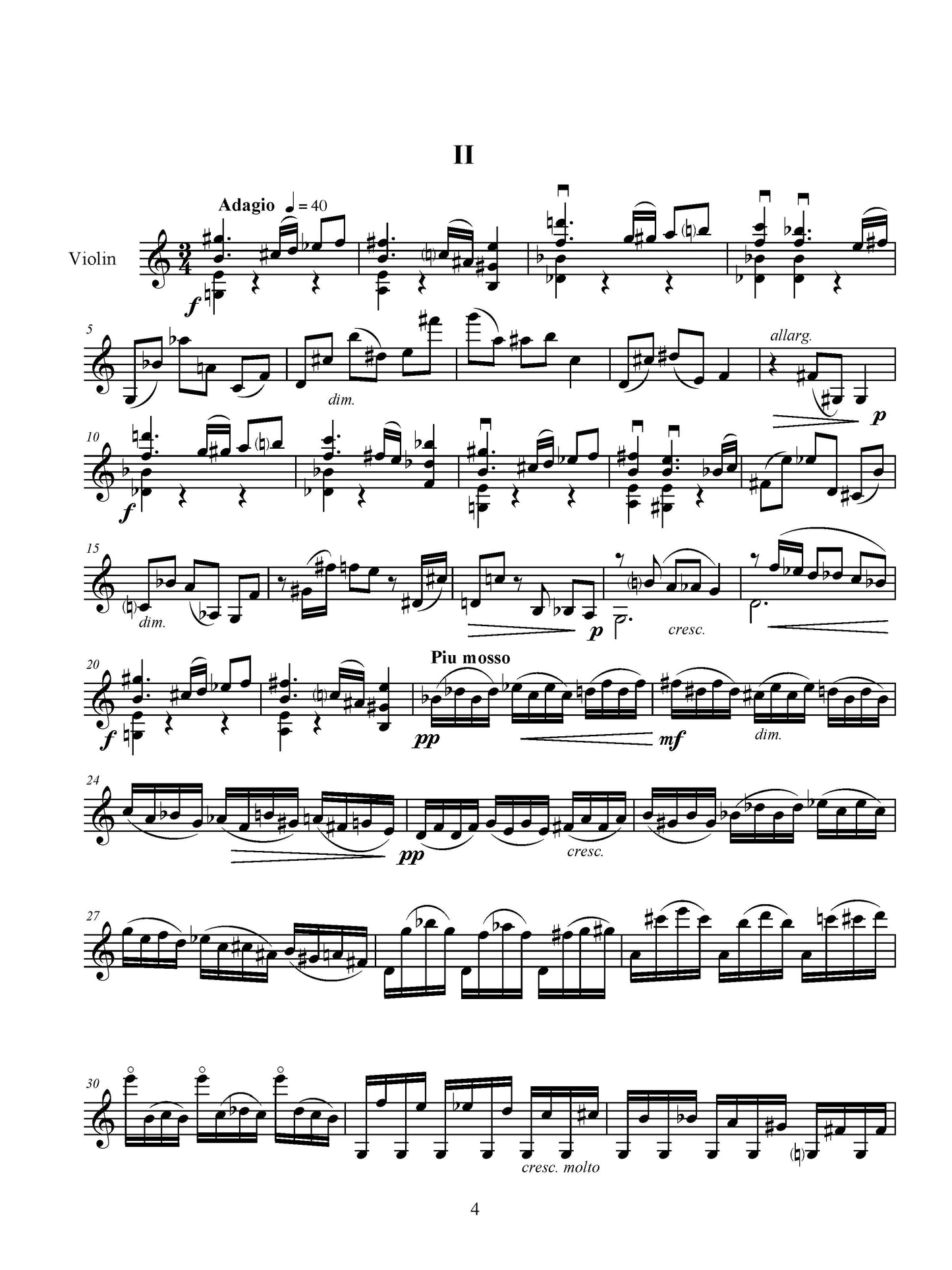 Sonata For Solo Violin