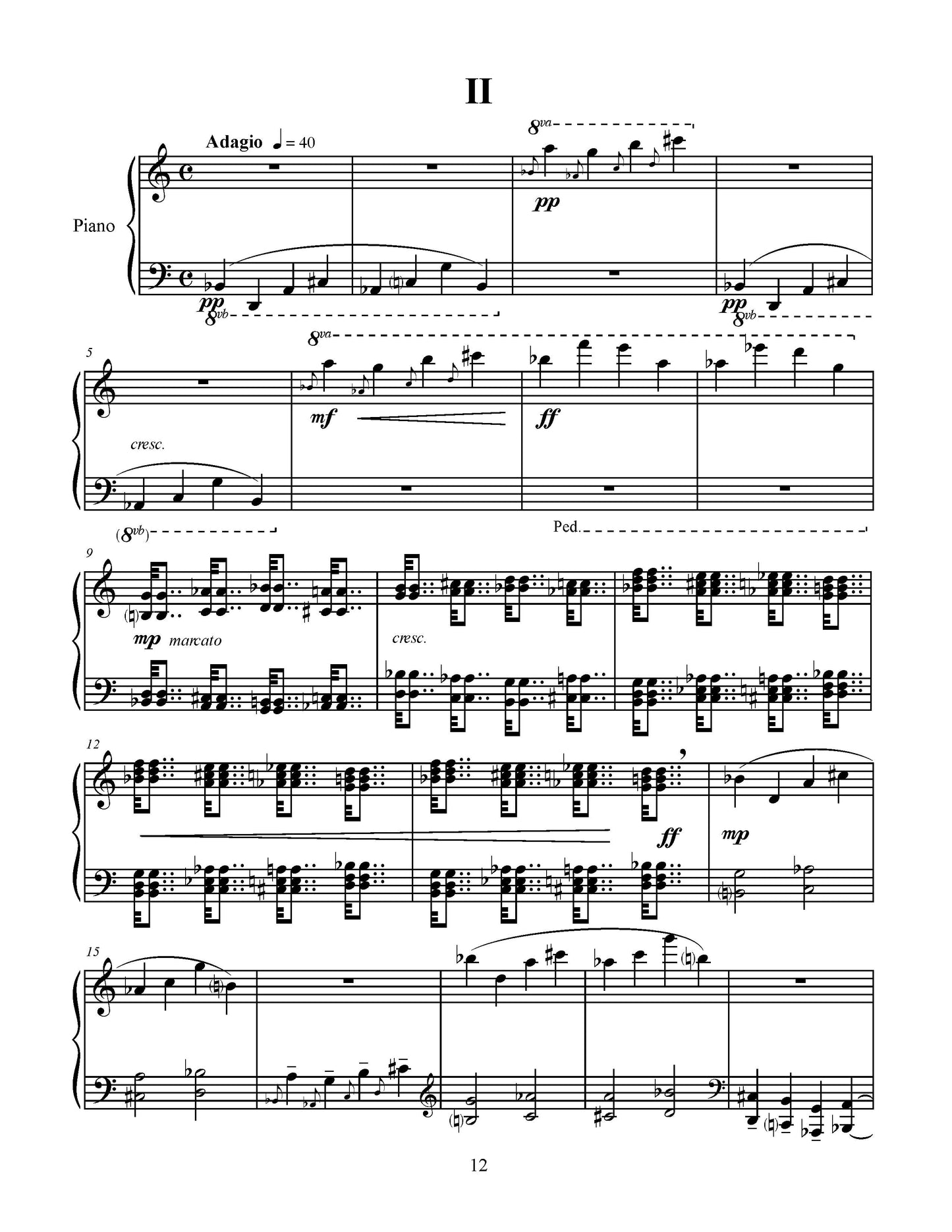 Sonatina For Solo Piano