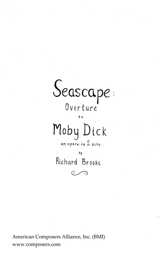 Seascape: Overture To Moby Dick