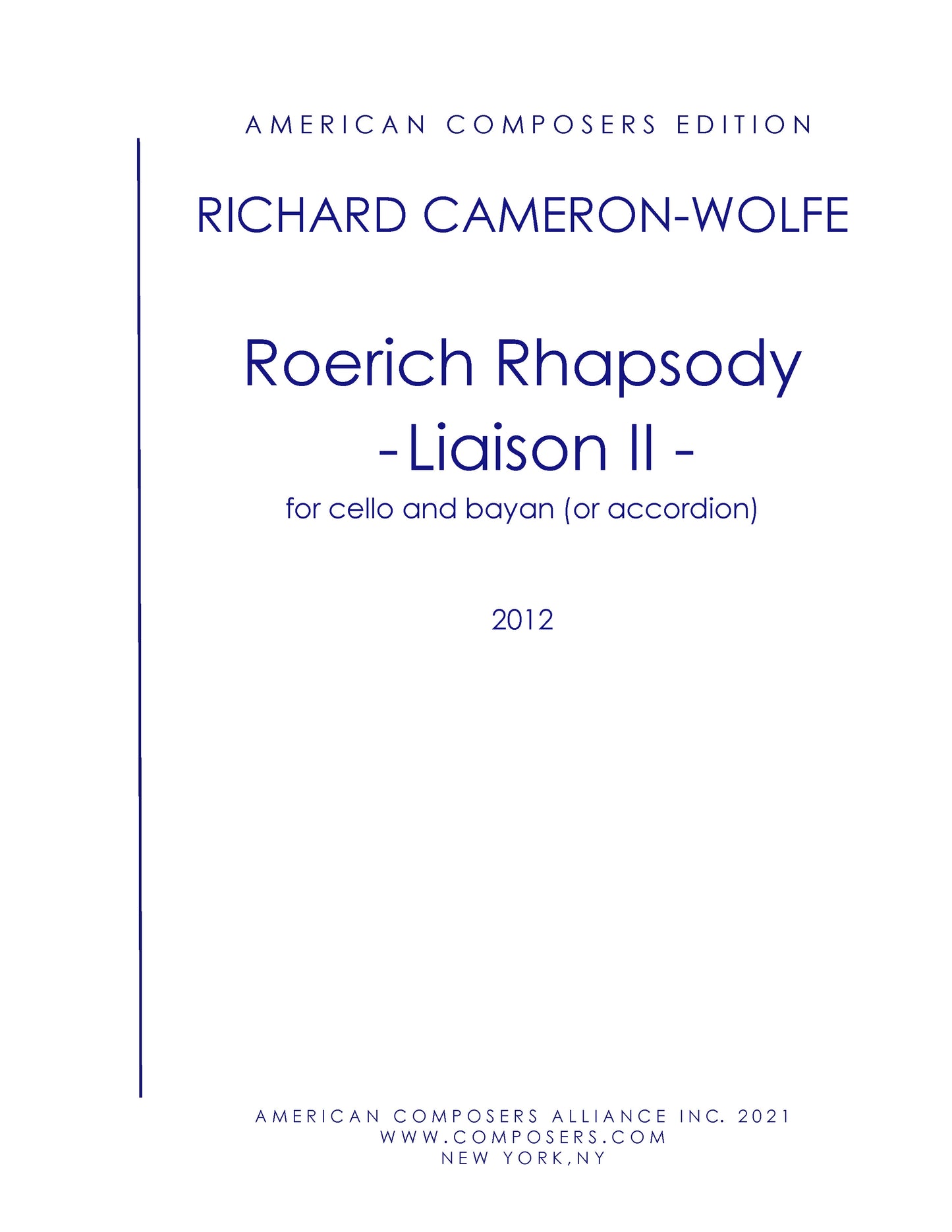 Roerich Rhapsody - Liaison Ii