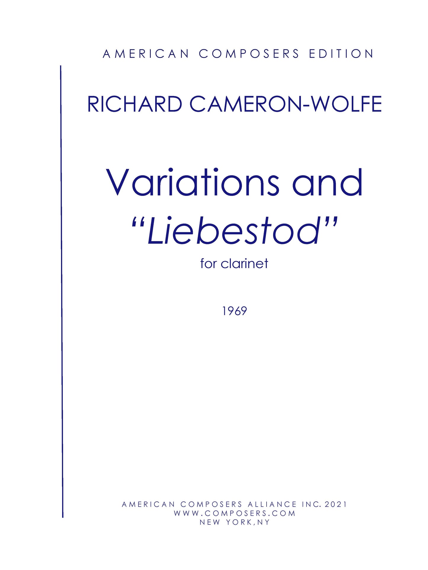 Variations And Liebestod