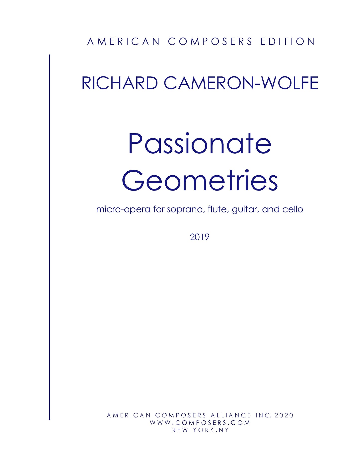 Passionate Geometries