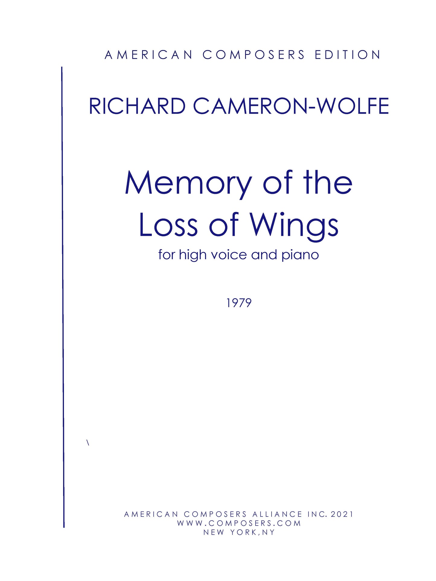 Memory Of The Loss Of Wings (From Labyrinths)