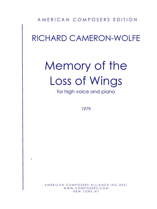 Memory Of The Loss Of Wings (From Labyrinths)