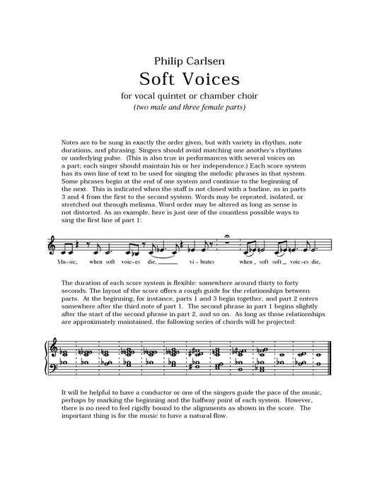 Soft Voices - A Cappella