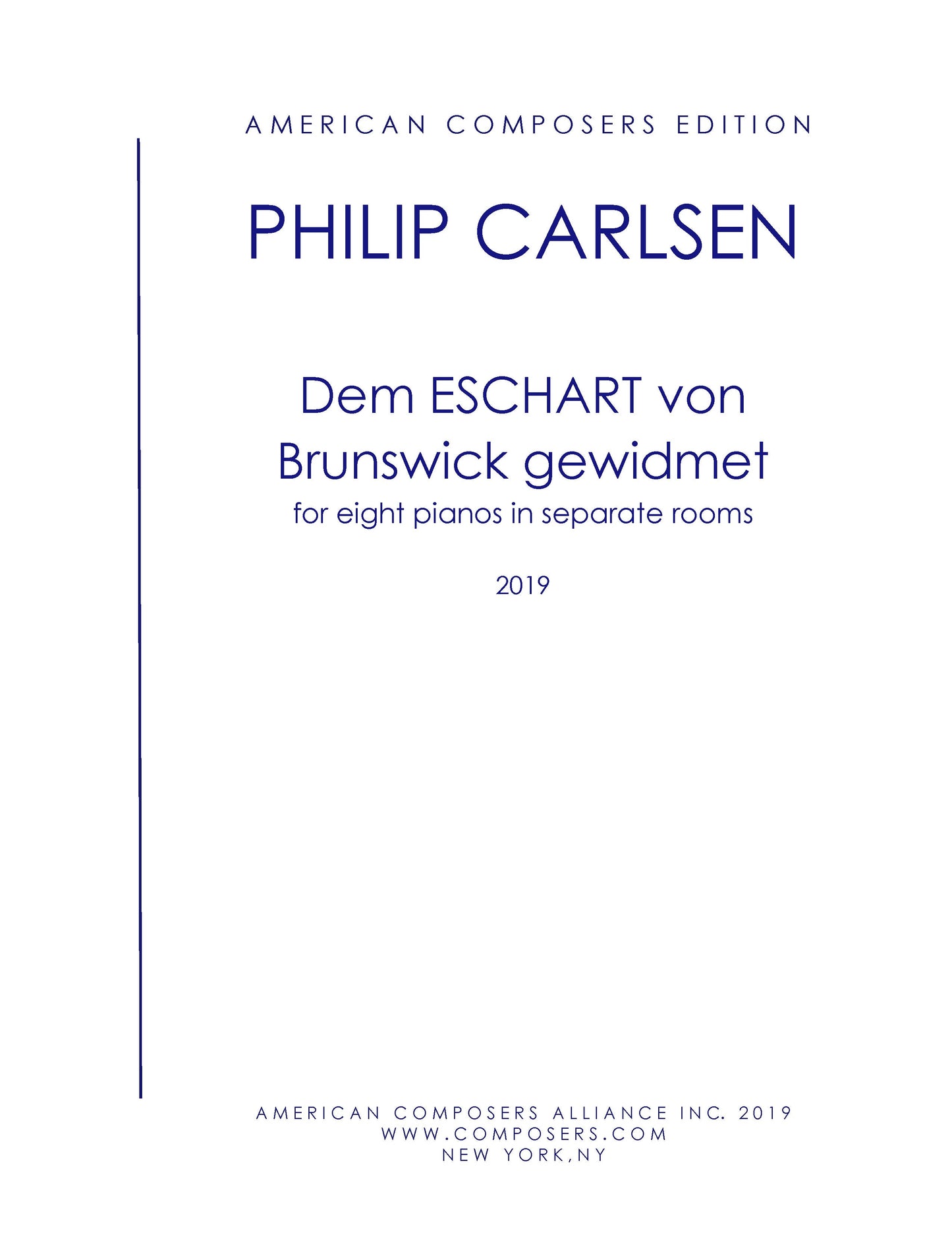 Dem Eschart Von Brunswick Gewidmet