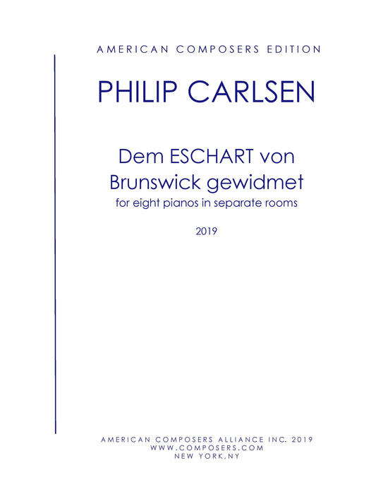 Dem Eschart Von Brunswick Gewidmet