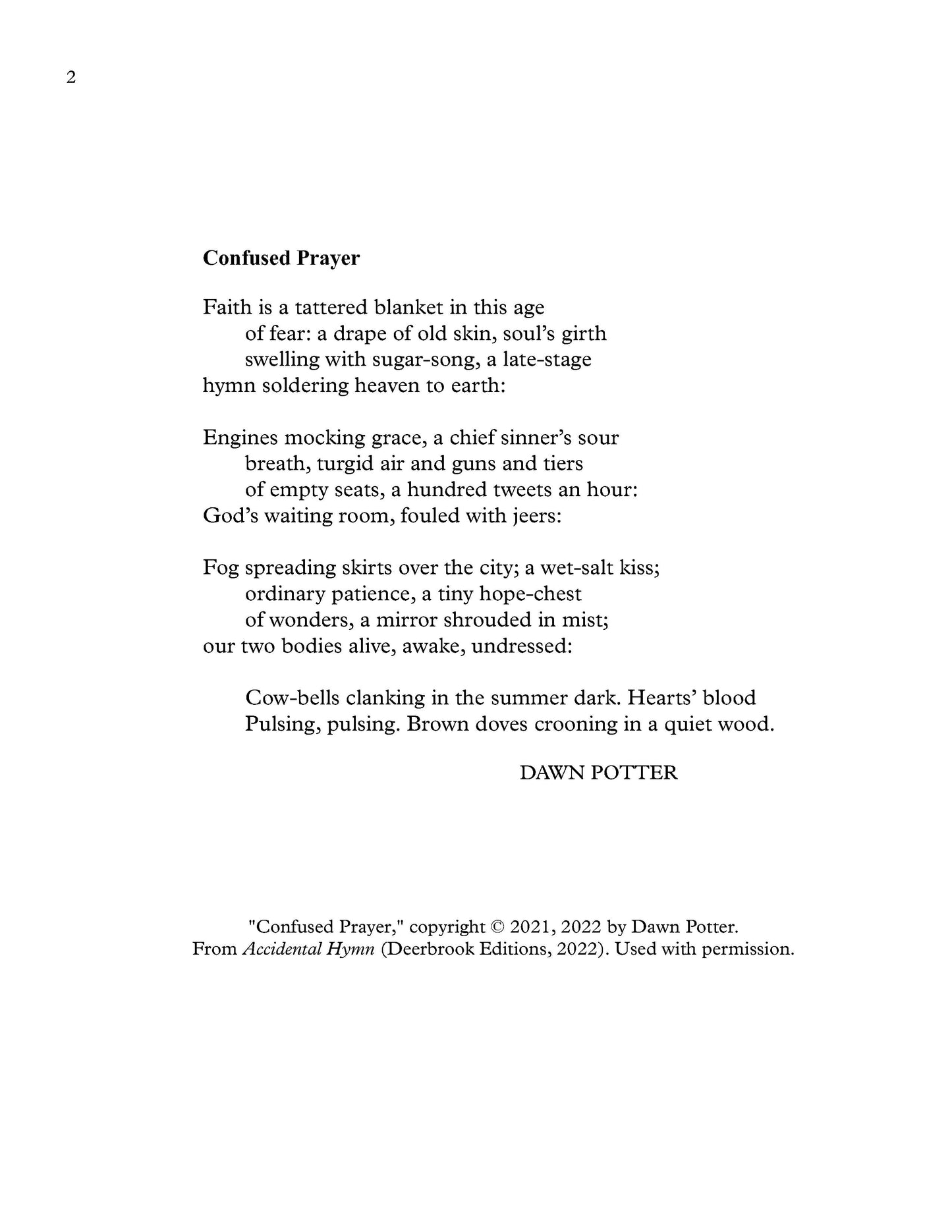 Confused Prayer