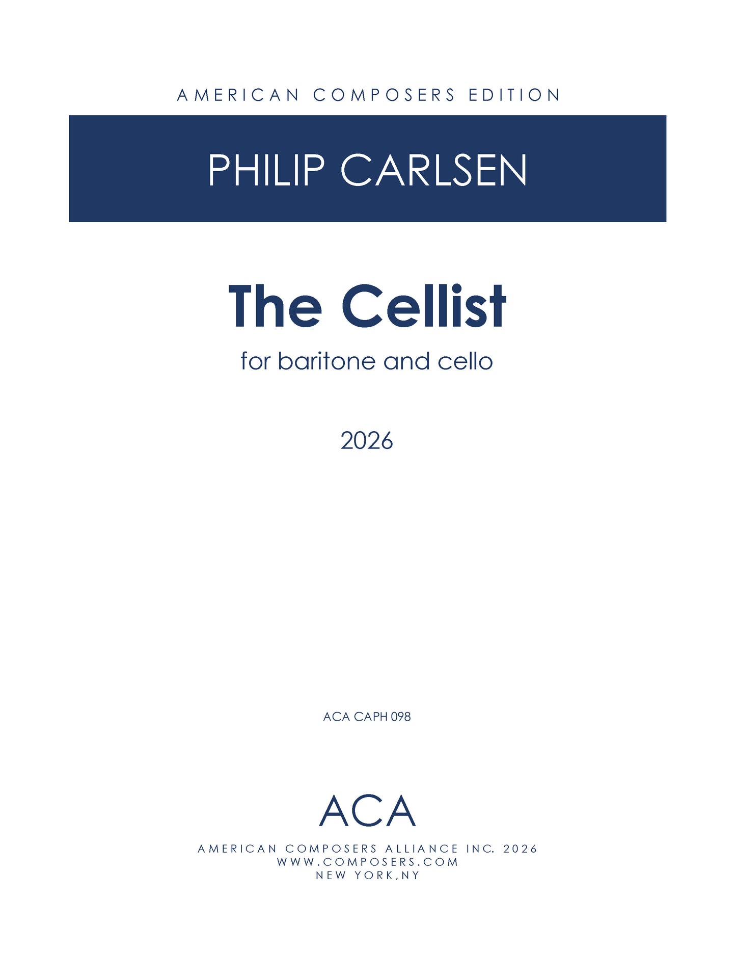 The Cellist (Duo Version)