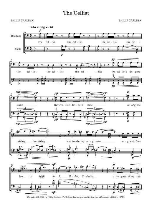 The Cellist (Duo Version)