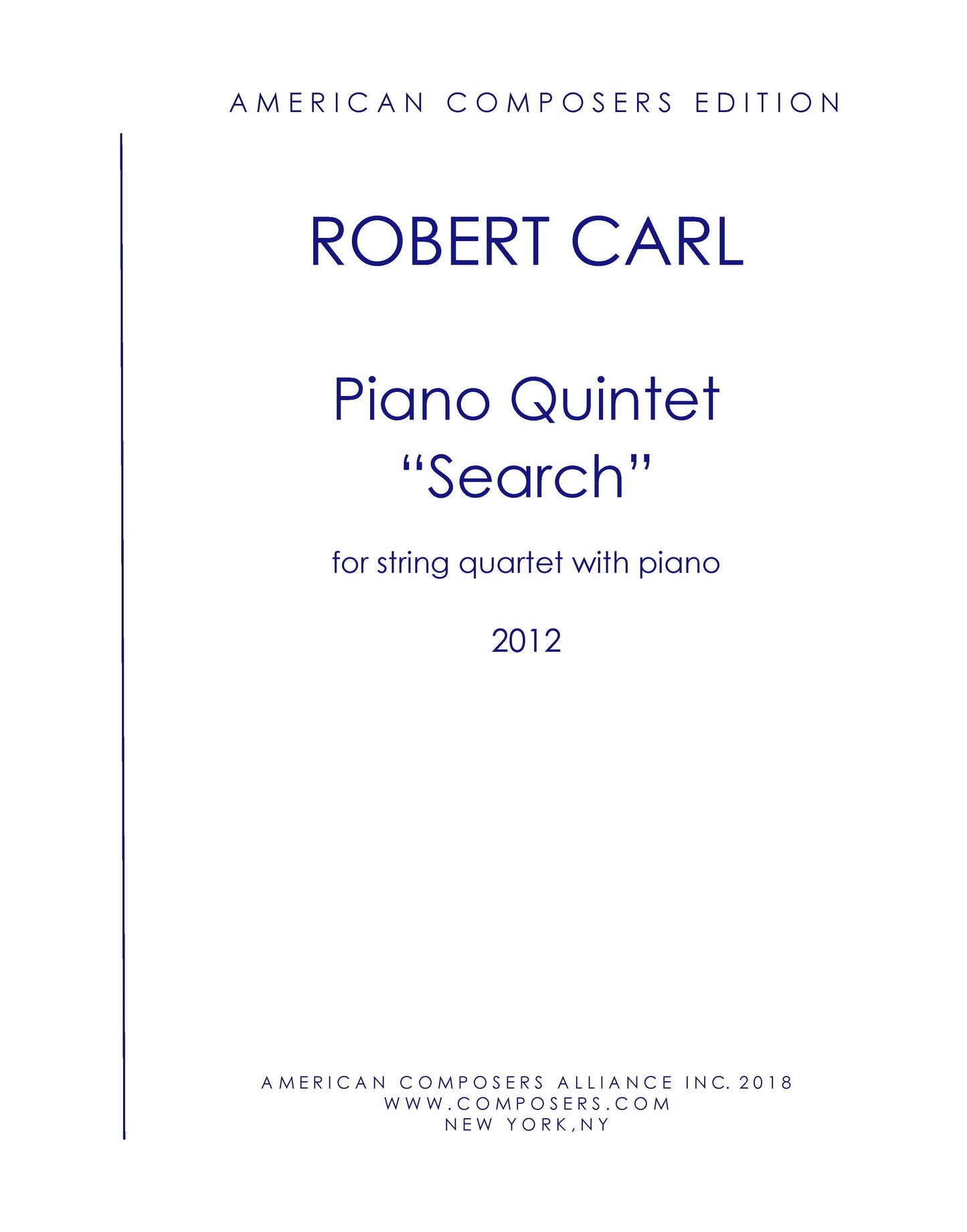 Piano Quintet - Search