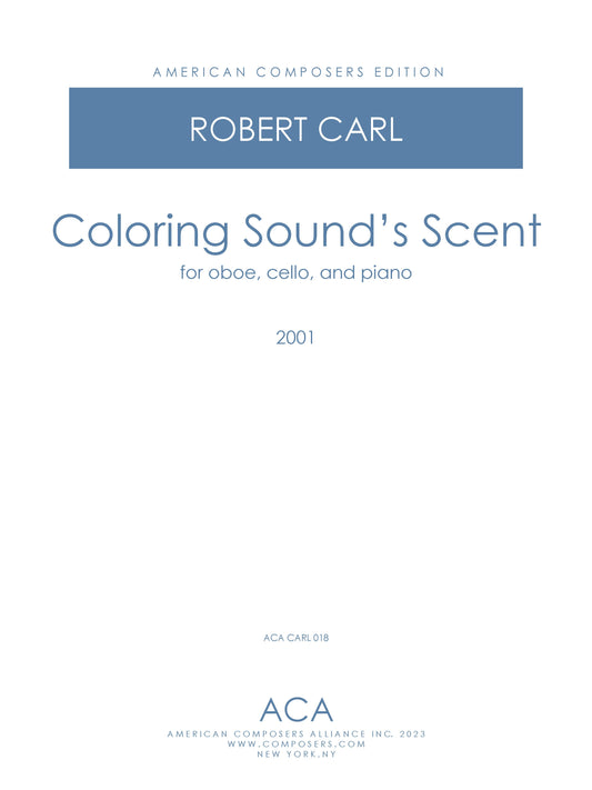 Coloring Sound's Scent