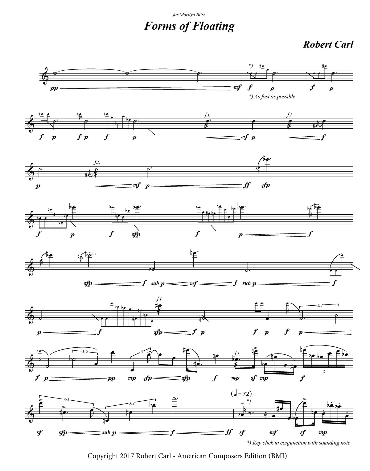 Form Floating Forms Of Floating – American Composers Alliance