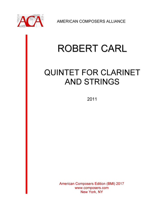 Quintet For Clarinet And Strings