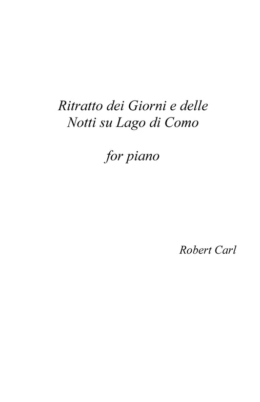 Ritratto Dei Giorni E Delle Notti Su Lago Di Como