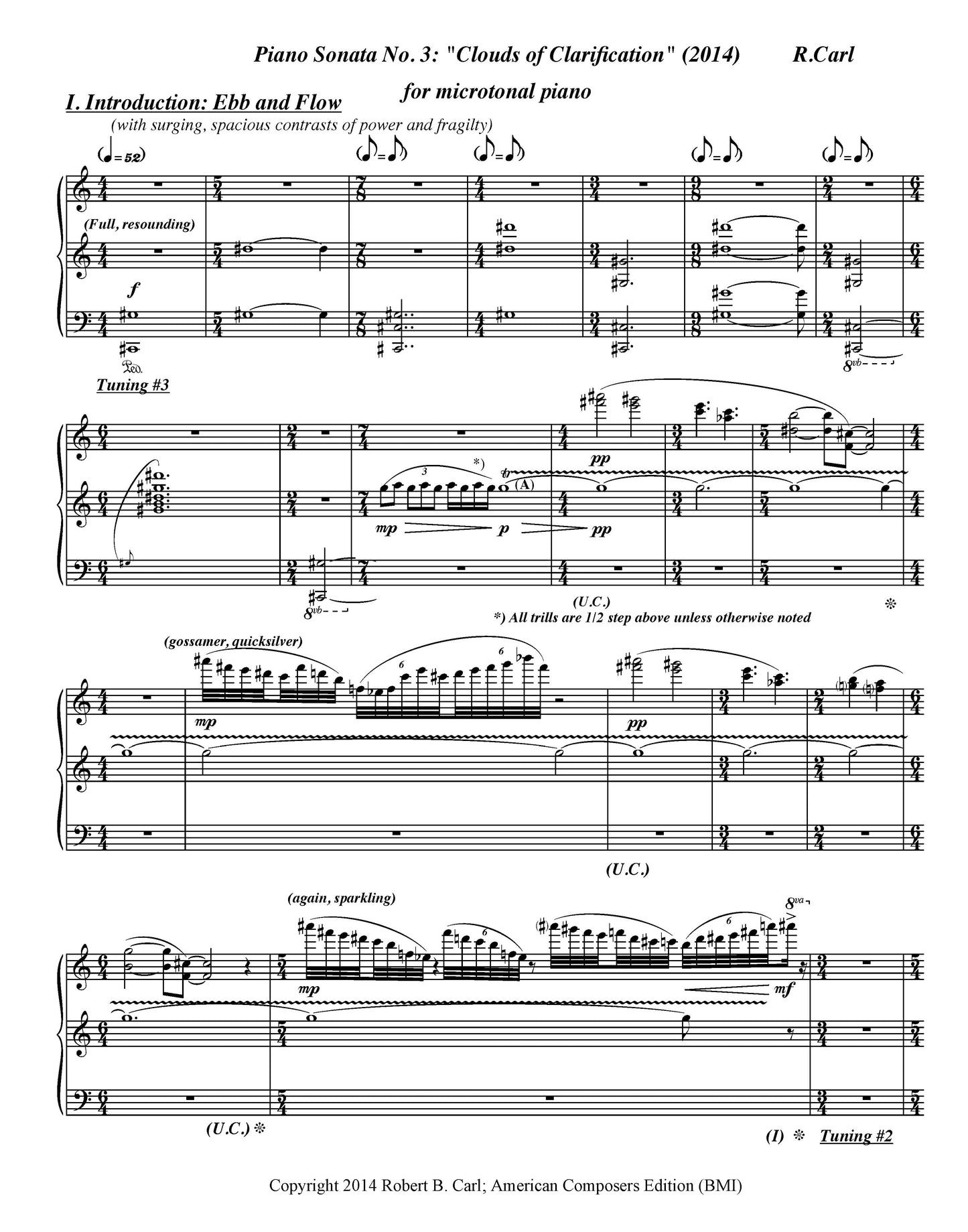 Piano Sonata No. 3 "Clouds Of Clarification"