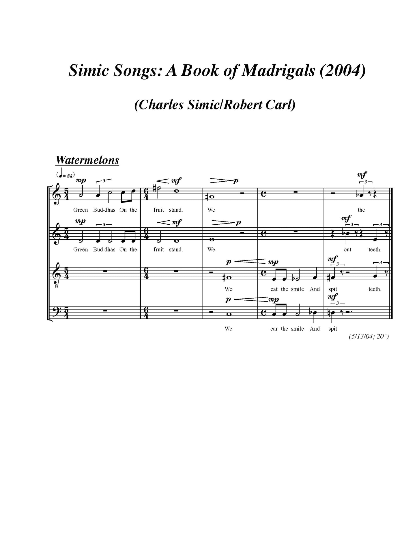 Simic Songs