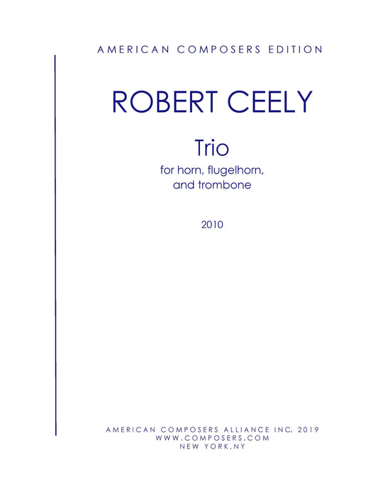 Trio For Horn, Flugelhorn, And Trombone