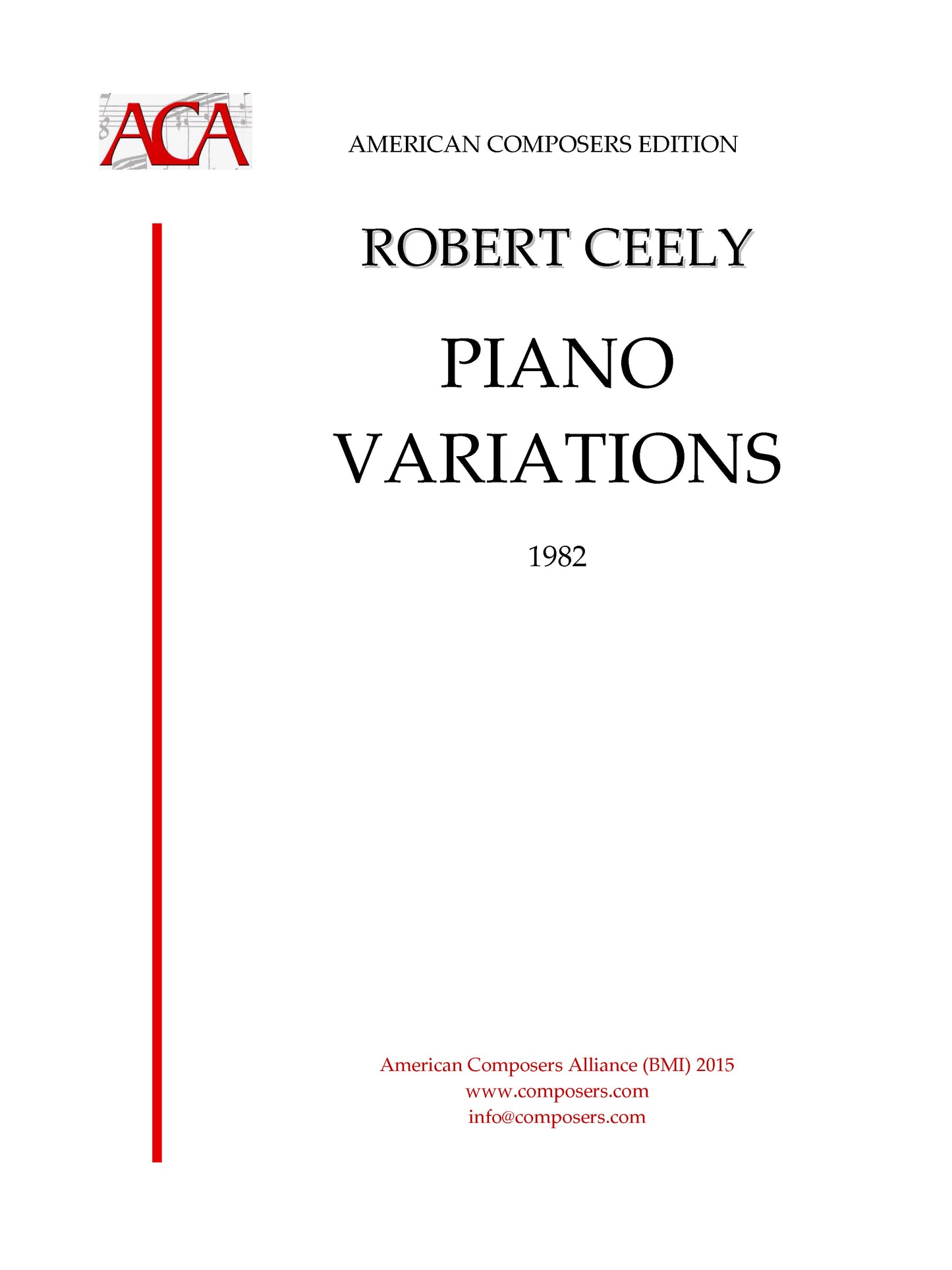 Piano Variations