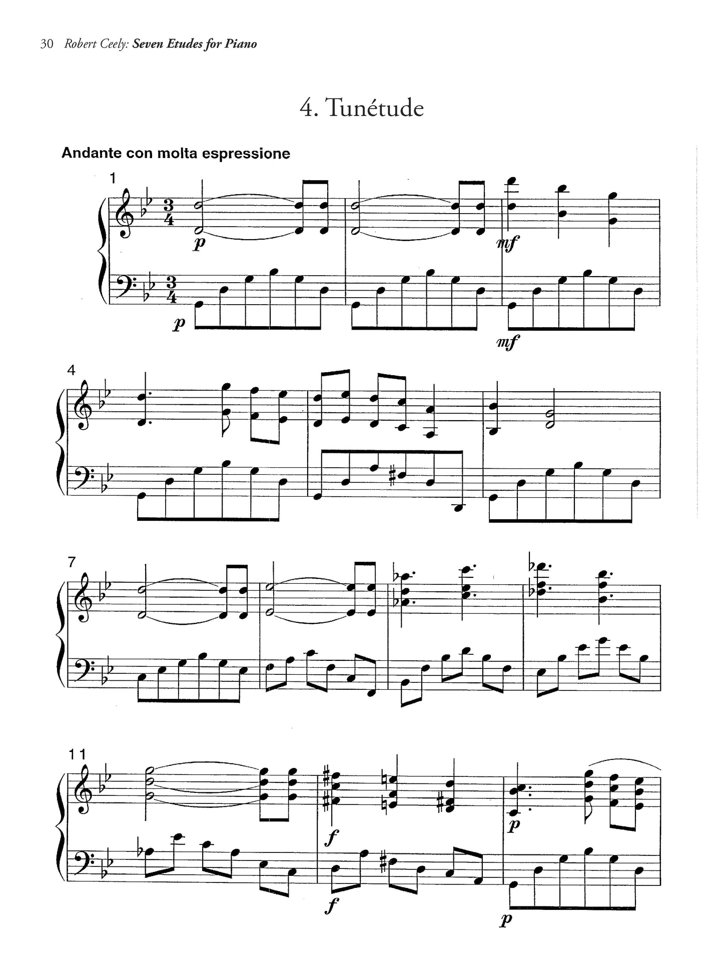 Seven Etudes For Piano