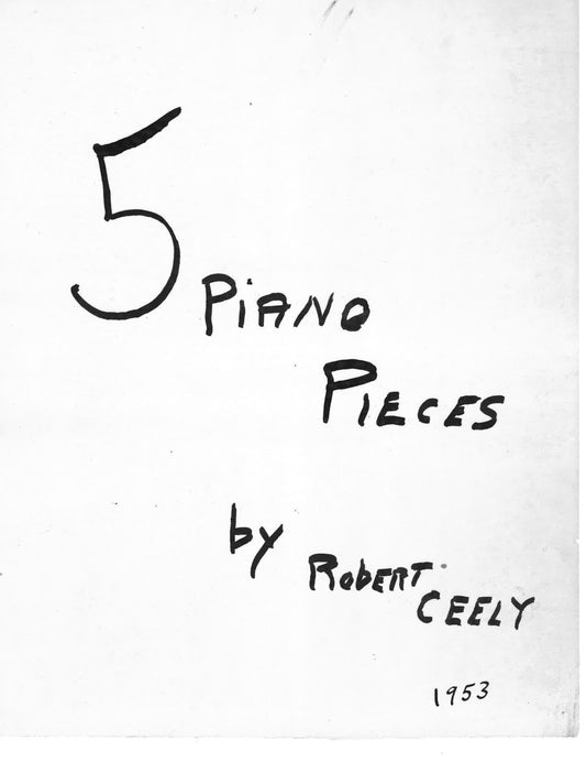 Five Piano Pieces