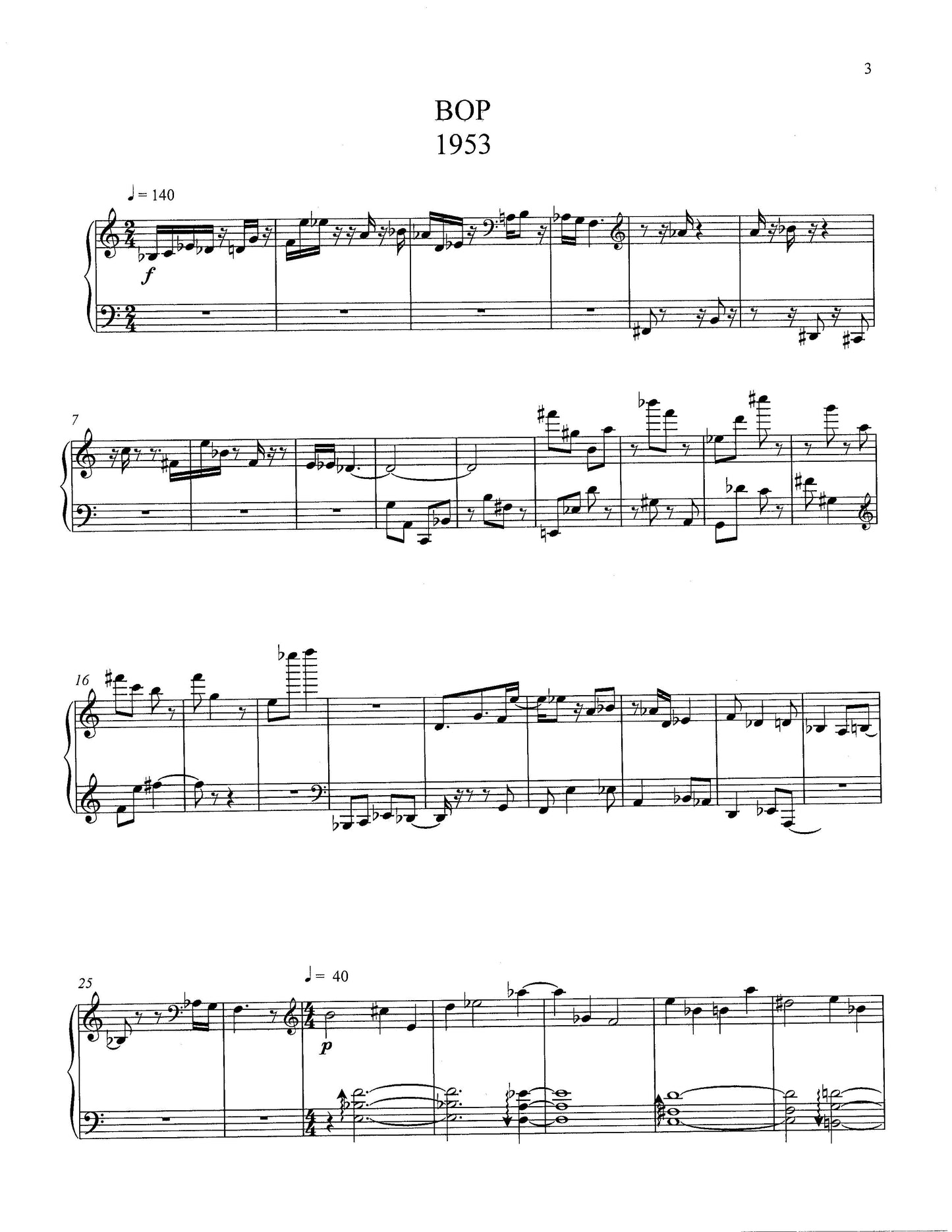 Piano Miscellany Seven (Not So Easy) Pieces For Piano