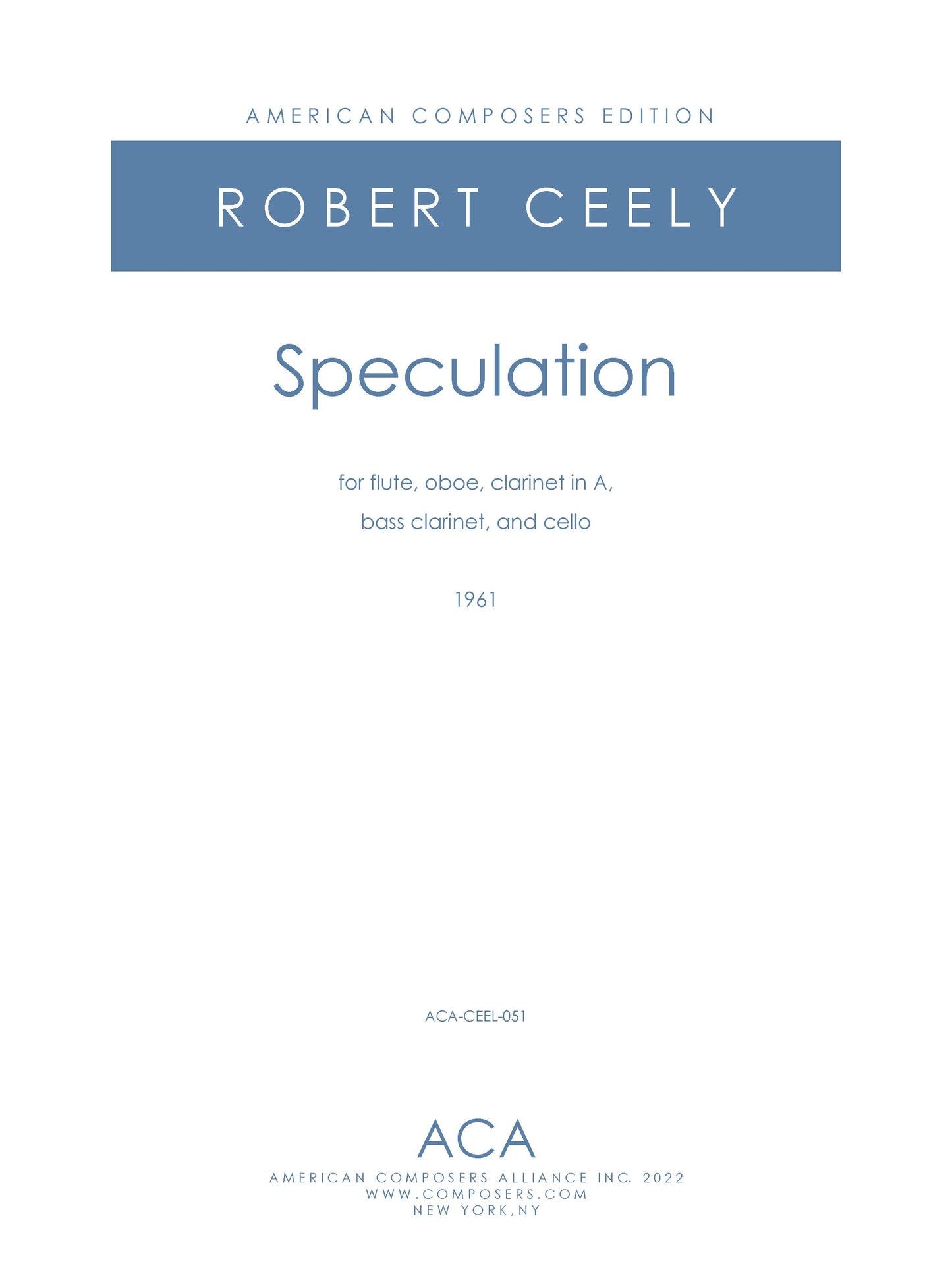 Speculation - Music For The Film By John Mckee