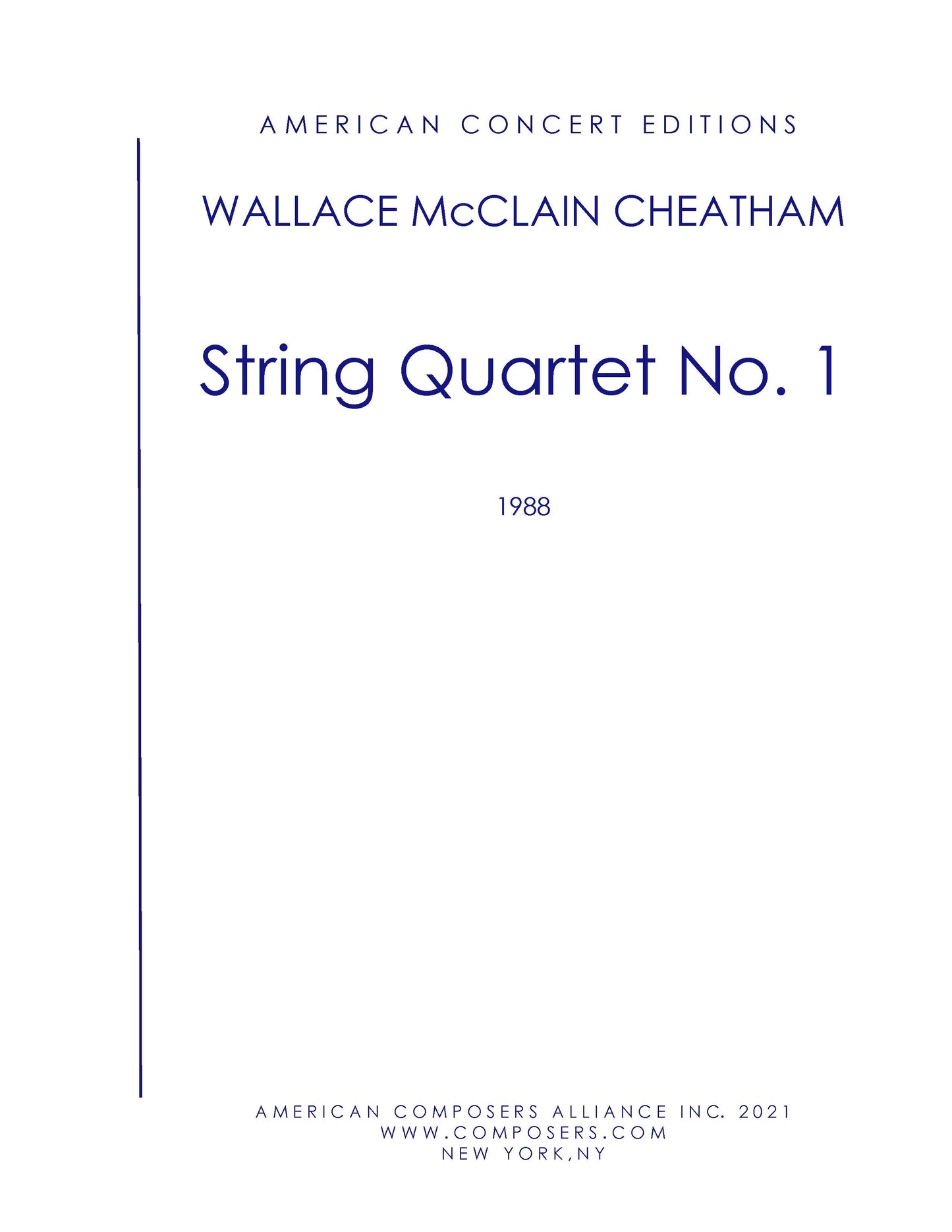 String Quartet No. 1