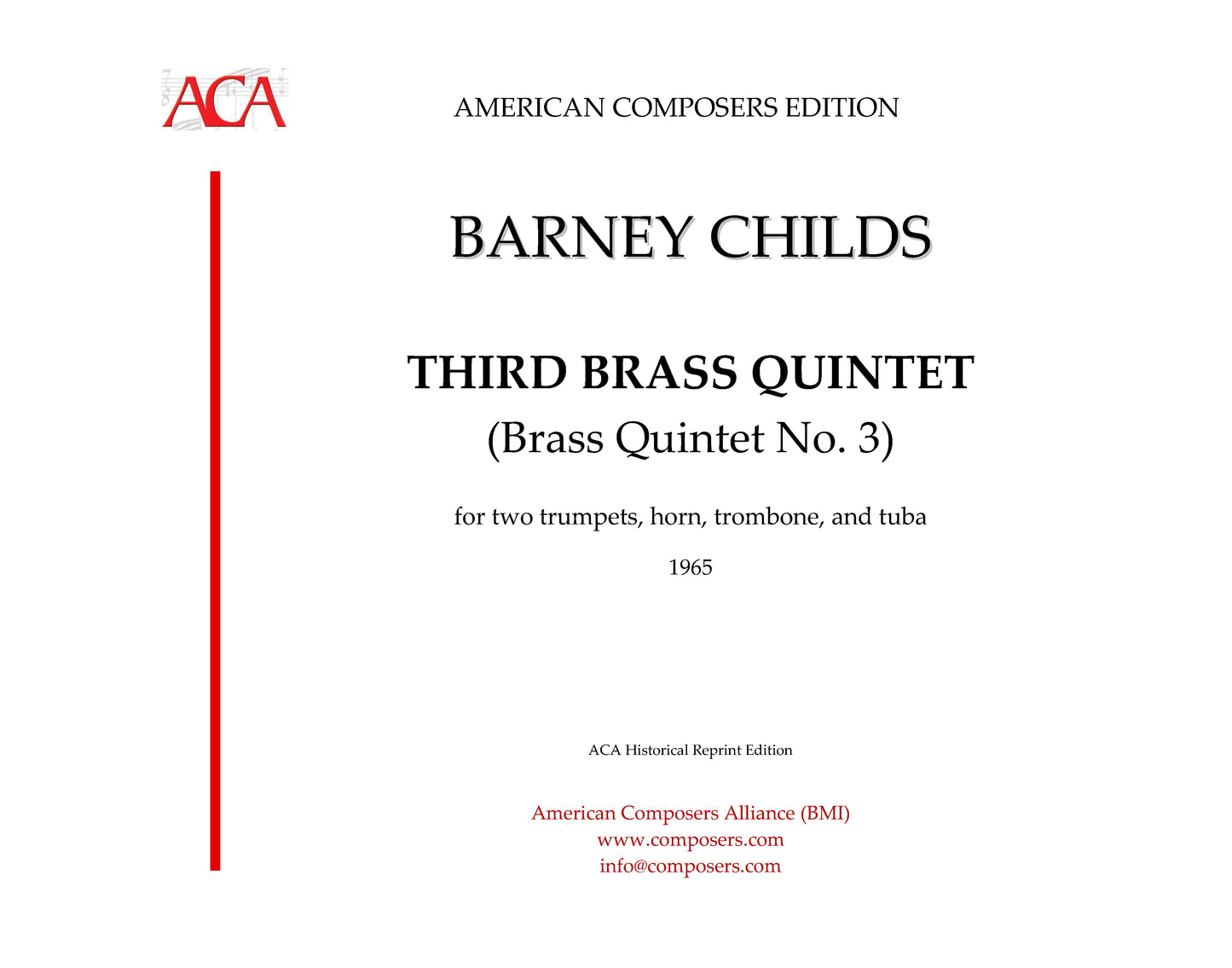 Brass Quintet No. 3