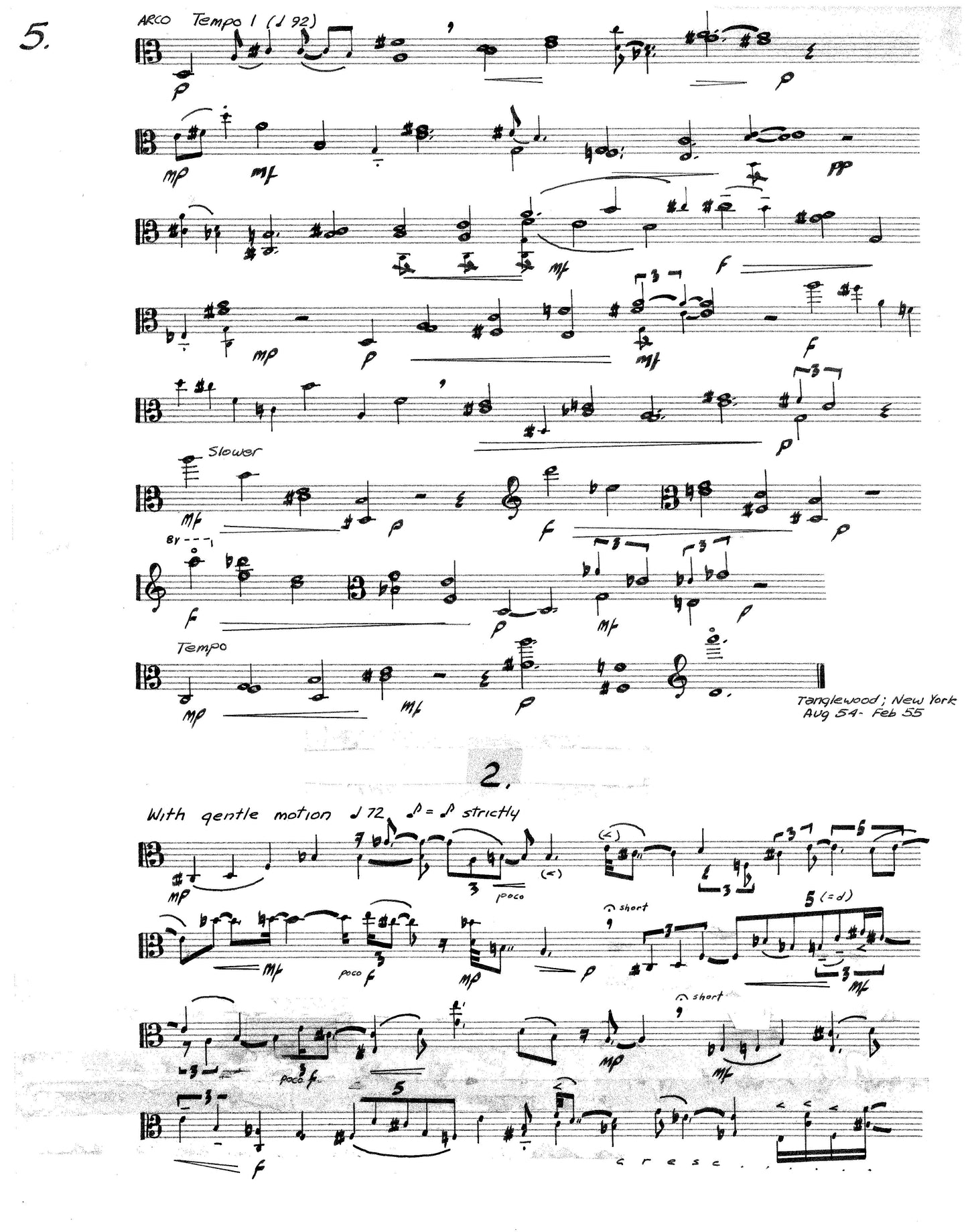 Sonata For Solo Viola