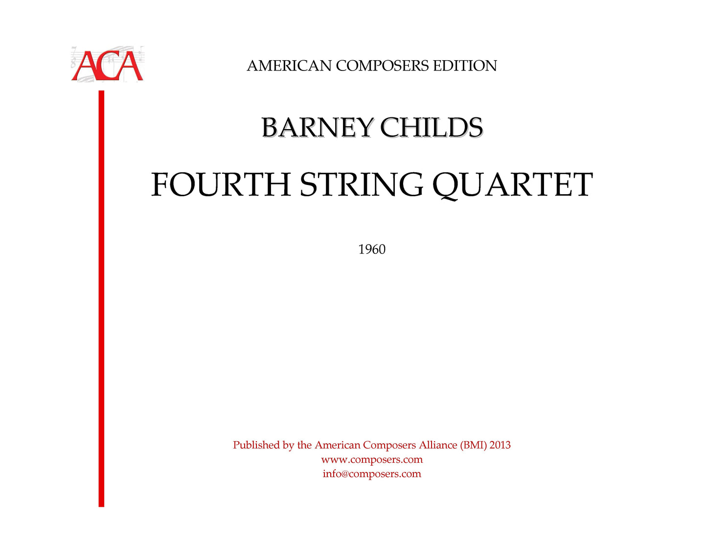 String Quartet, Fourth