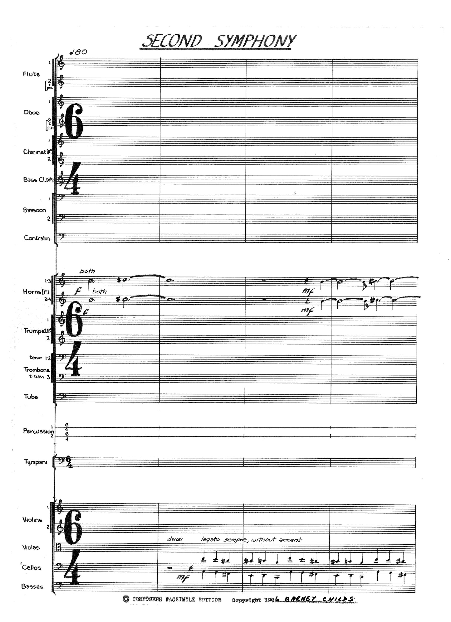 Symphony No. 2 (In One Movement)