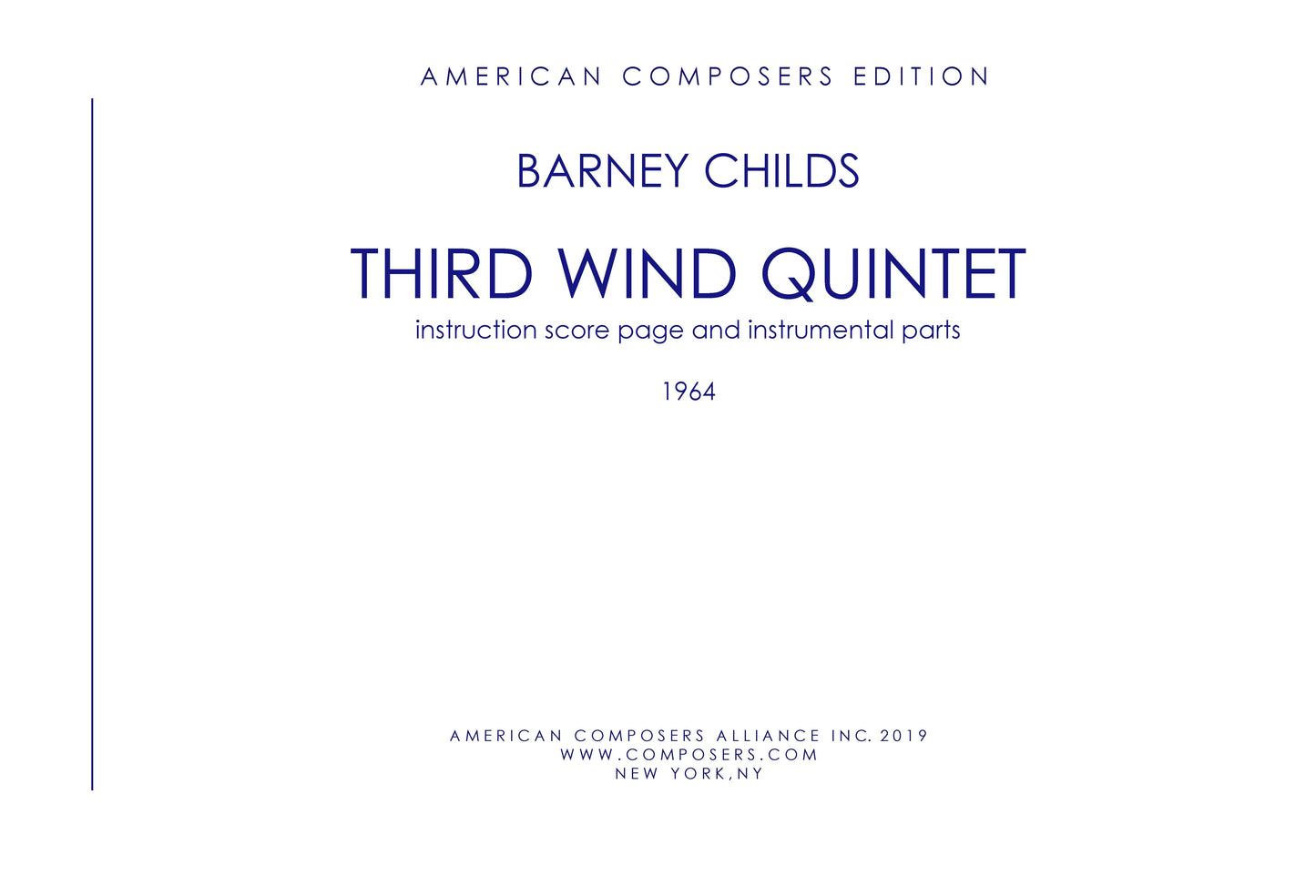 Wind Quintet, Third